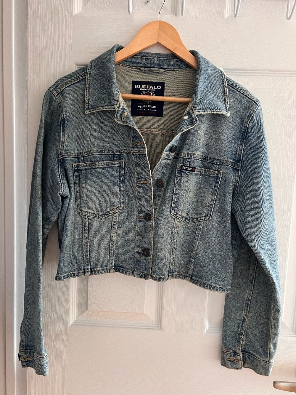 Buffalo David Bitton Cropped Denim Jacket – Size L